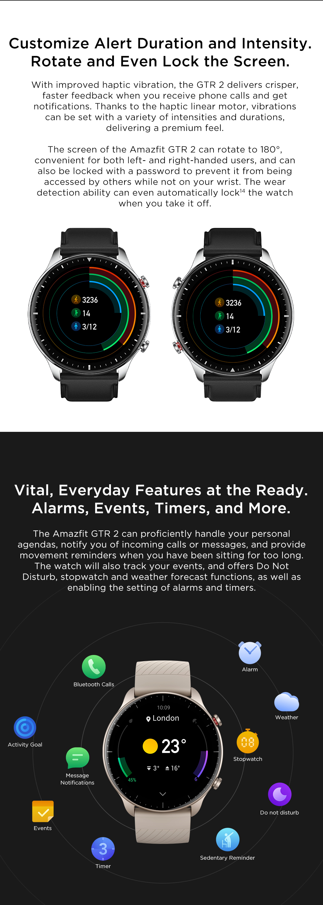AMAZFIT Amazfit GTR 2 Smartwatch 2022 para hombres, Alexa