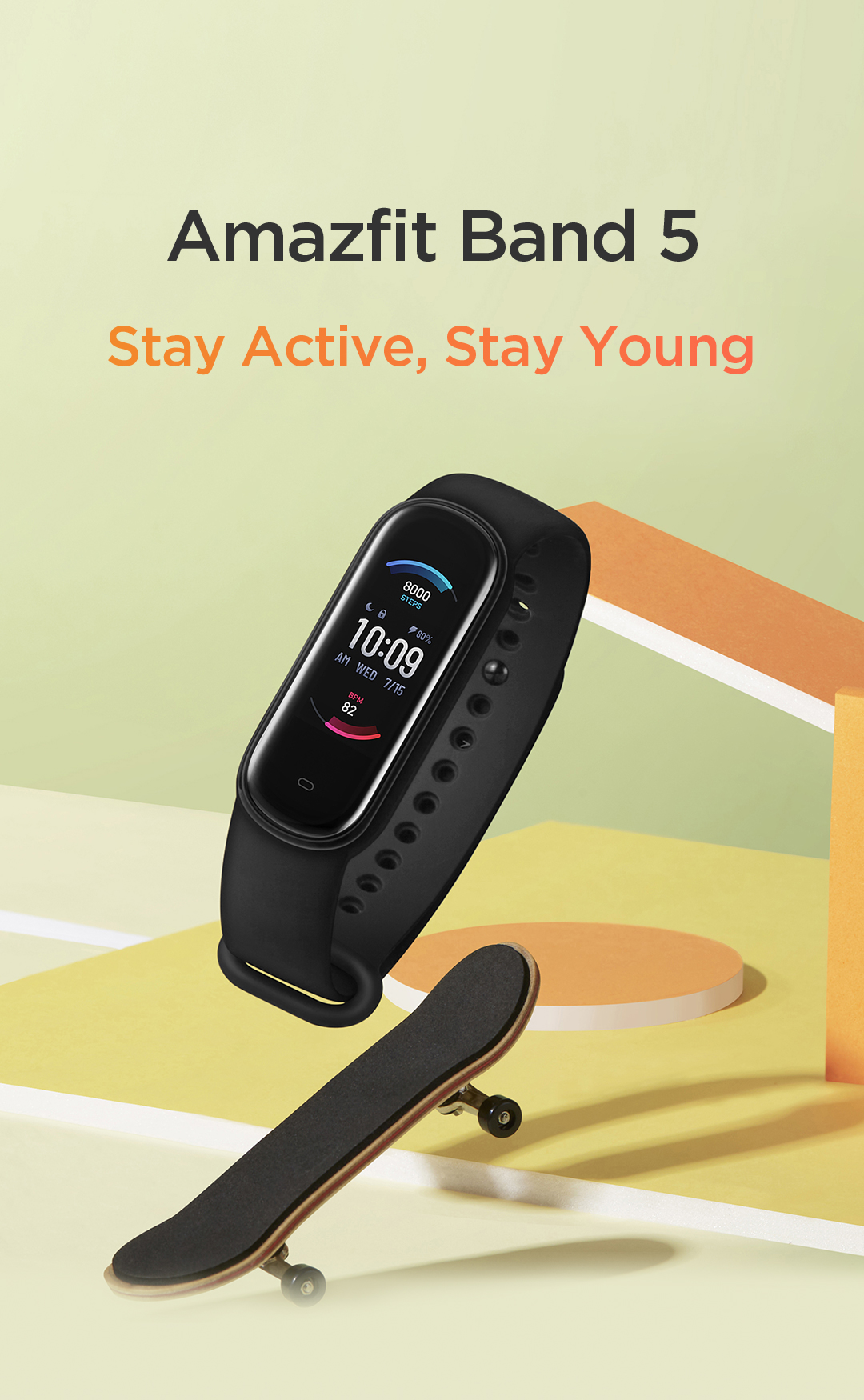 Amazfit Band 5 - Stay Active, Stay Young