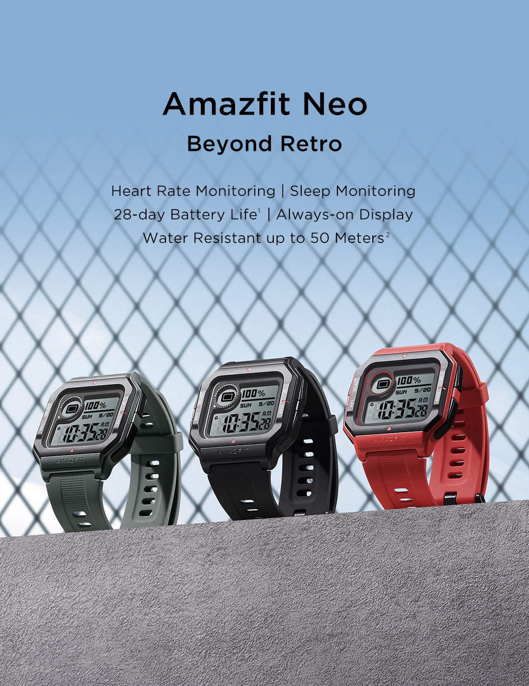 Amazfit Neo | Retro Design with Advanced Feature