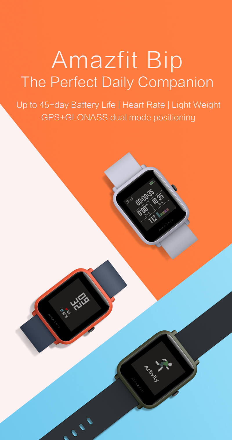 Amazfit Bip | More Power On-the-go 