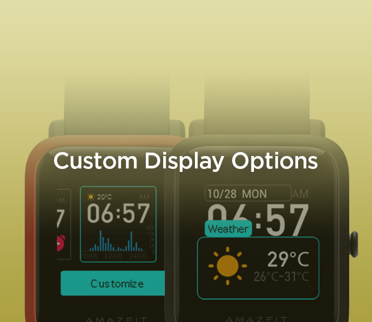 Custom Display Options