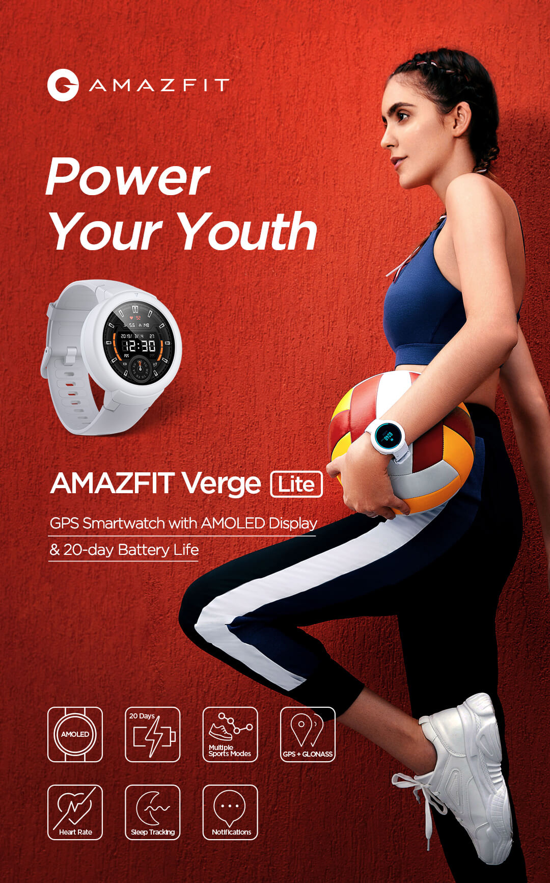 Amazfit Verge Lite | Power Your Youth 