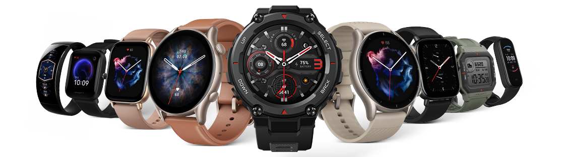 Amazfit Smartwatch and Fitness Tracker Family
