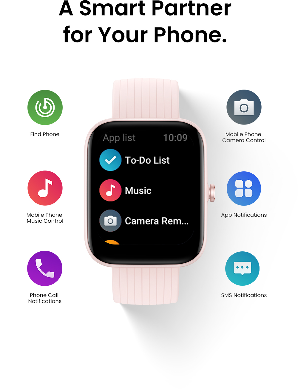 Amazfit Bip 3 Pro Pink / Smartwatch 1.69